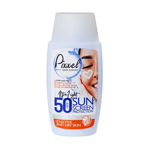 کرم ضد آفتاب SPF50 پیکسل مناسب پوست خشک و حساس 50 میلی لیتر